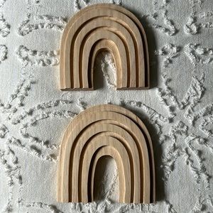 Pair of Wood Rainbows